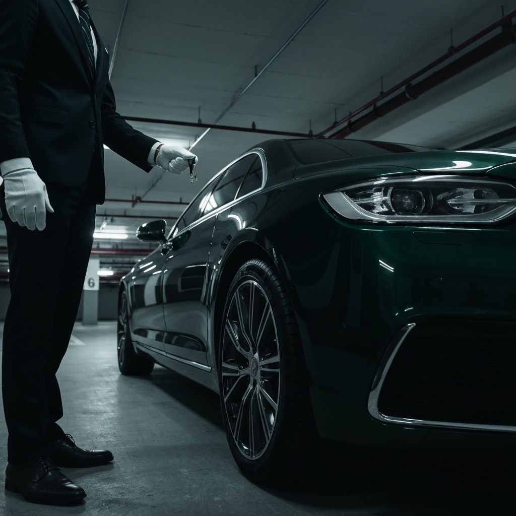 White-glove delivery service with careful handling of vehicle keys